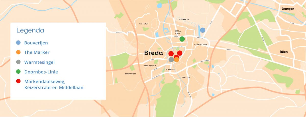 Uitbreiding warmtenet Breda